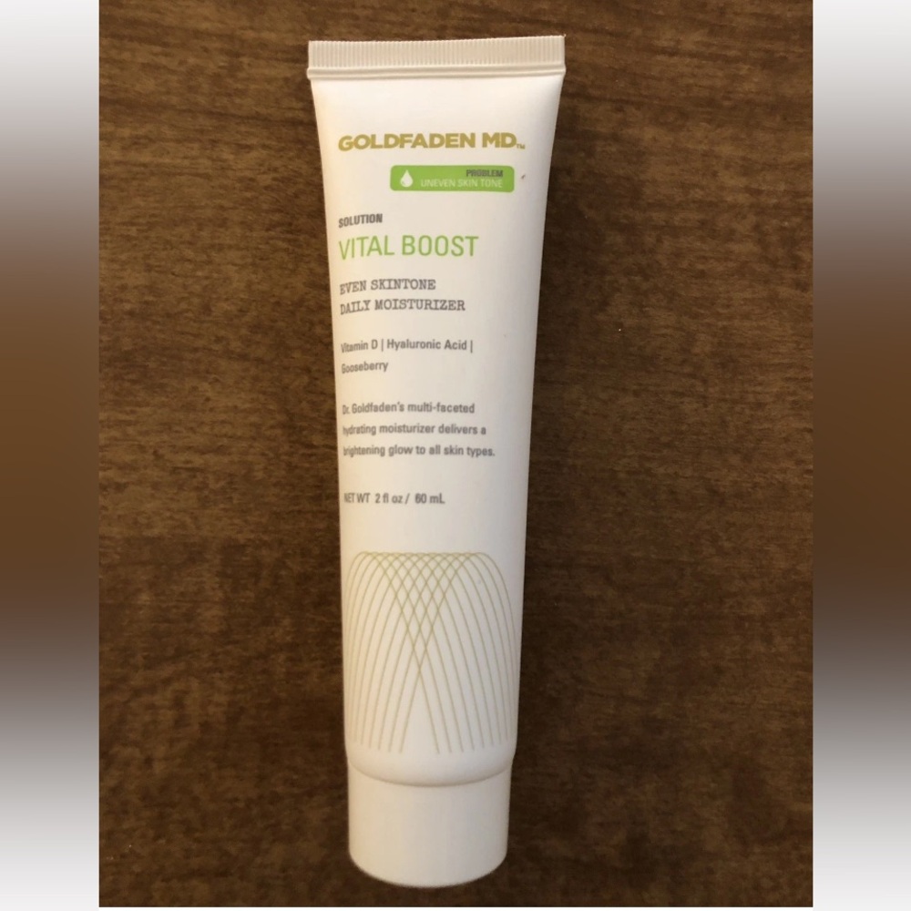 Goldfaden MD Vital Boost Even Skintone Daily Moisturizer 2 oz 60ml ~ New!! 🧡